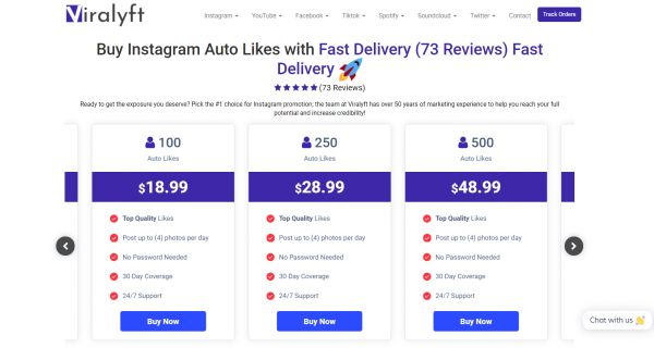 Viralyft - Buy Instagram Auto Likes 