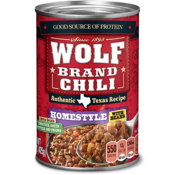 WOLF BRAND Homestyle Chili With Beans