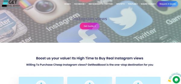 GetRealBoost Instagram Views