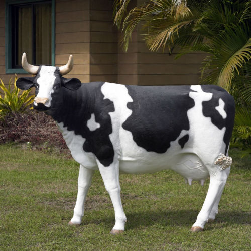 Holstein Cow Statue Life-size Statue
