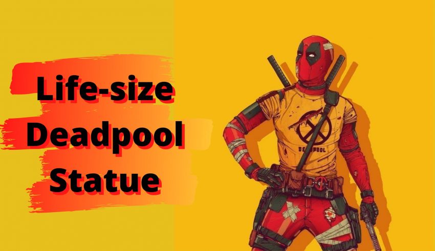 Life-size Deadpool Statue