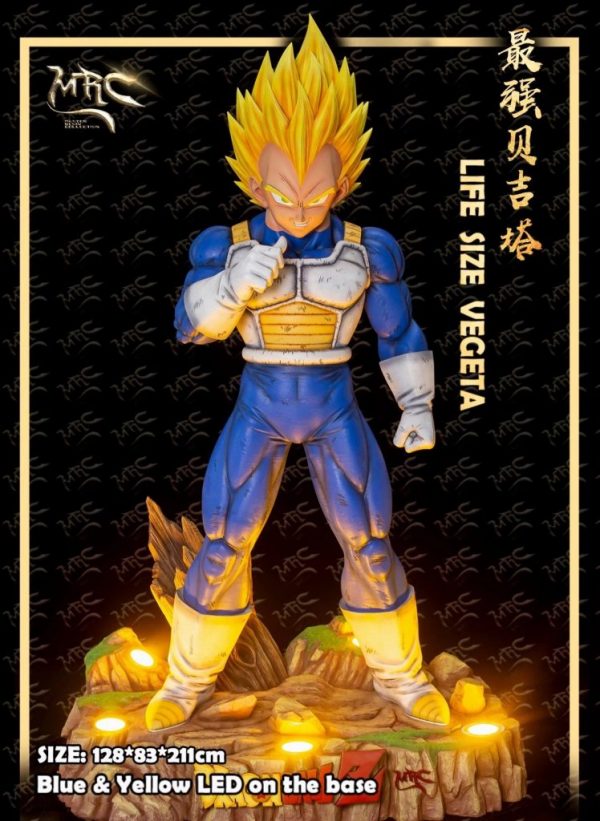 MRC Life-Size Vegeta Resin Statue