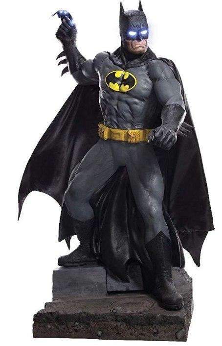 New Batman Life-Size Statues Light Up DC Comic