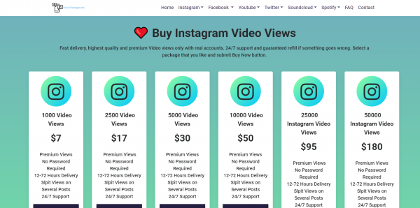 SocialPackages.net Instagram Views