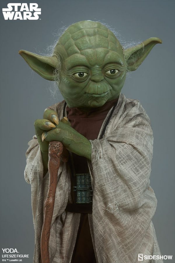 yoda life size doll