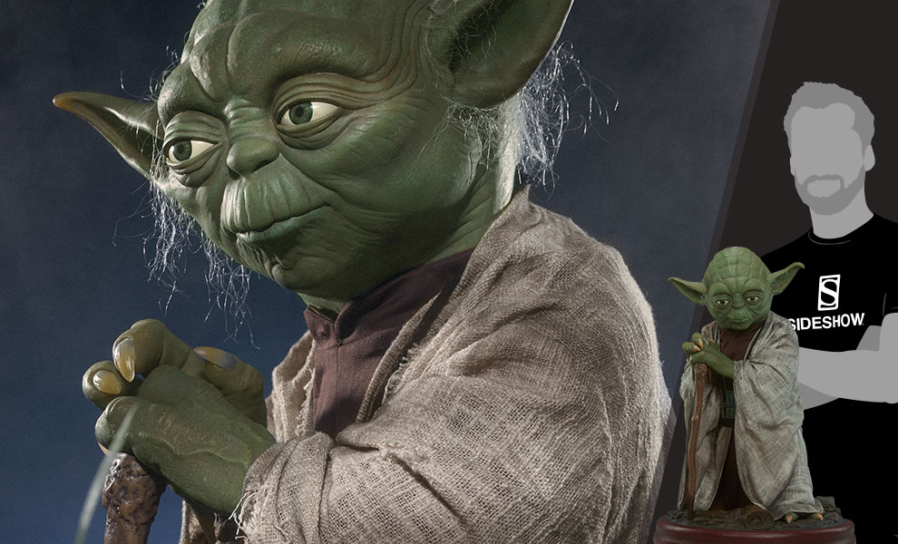 life size yoda blockbuster