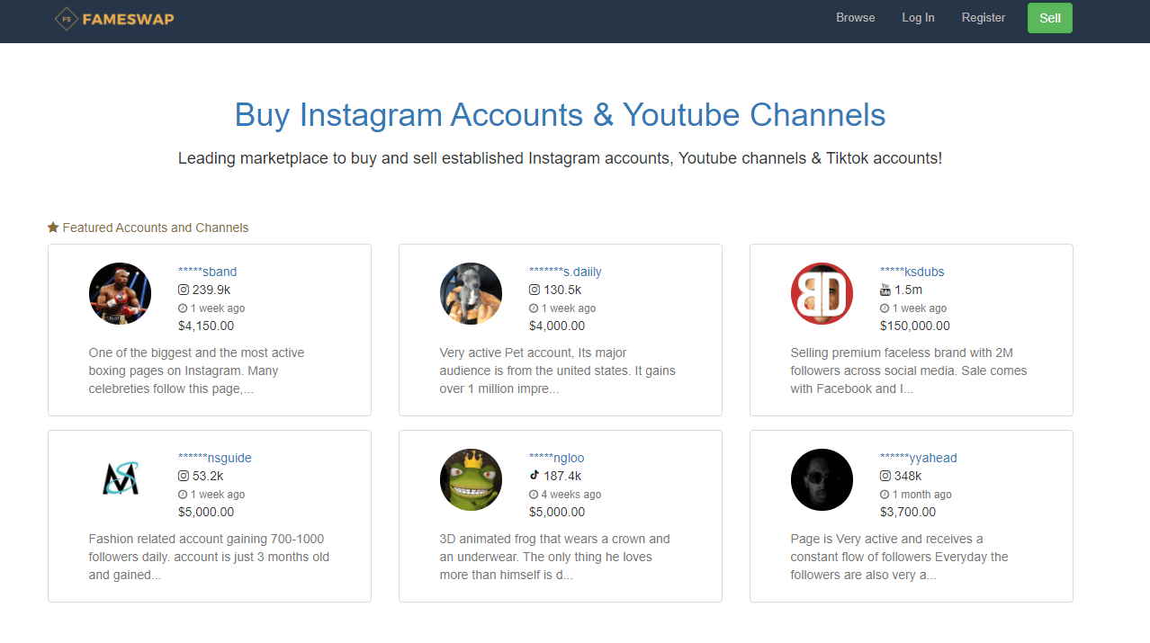10 Best Sites to Buy YouTube Channel in 2021