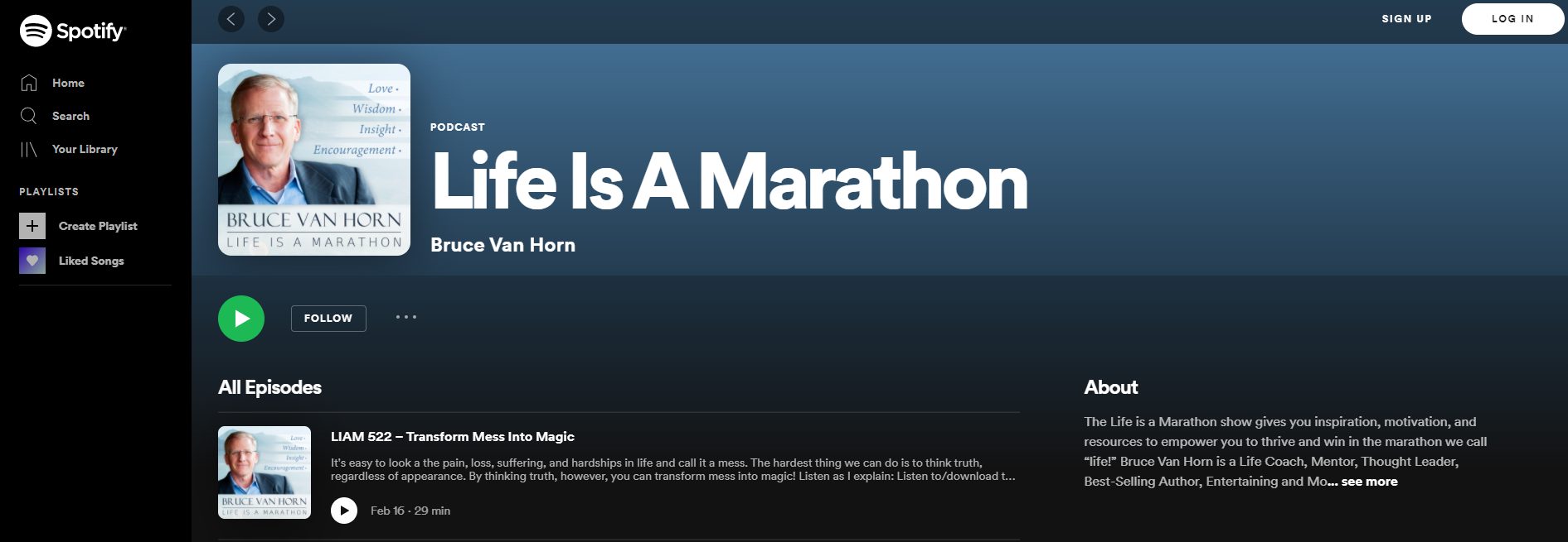 Life is a Marathon