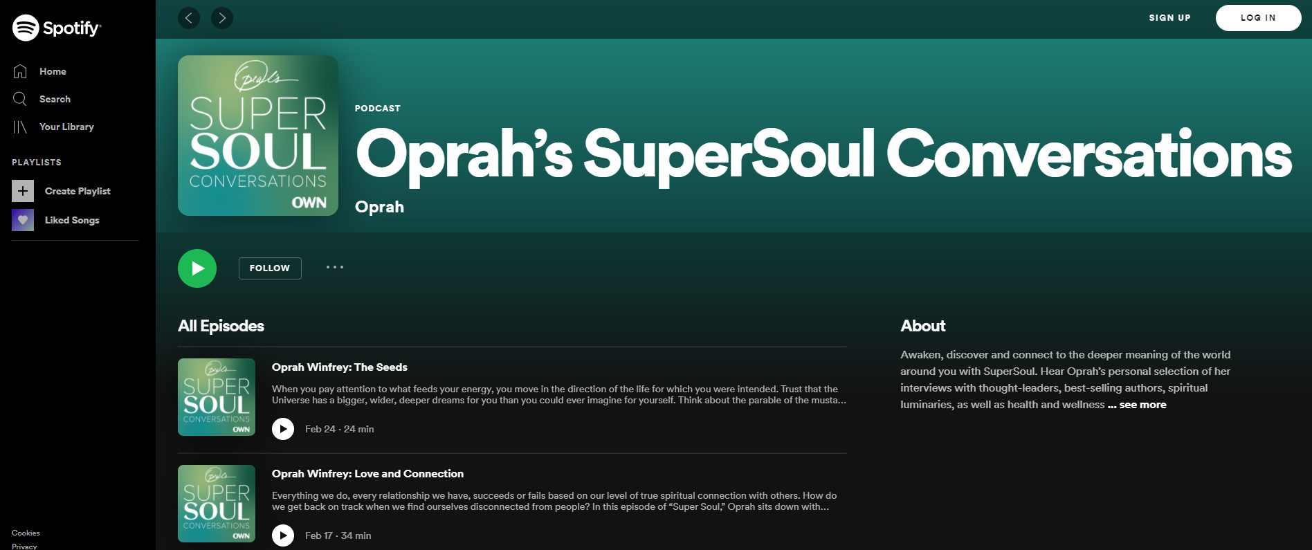 Oprah’s SuperSoul Conversations