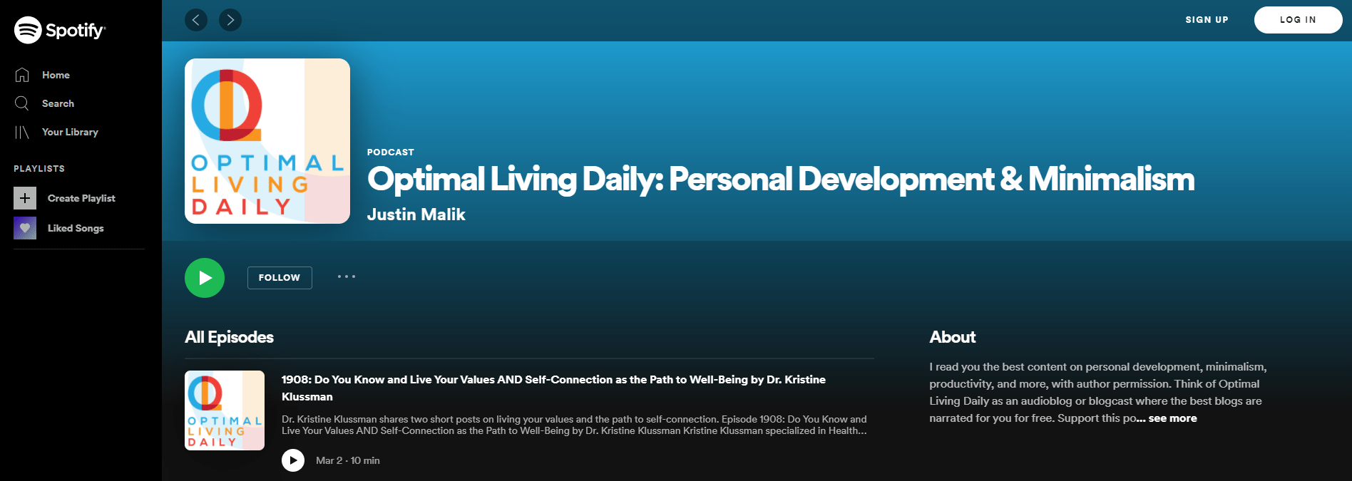 Optimal Living Daily