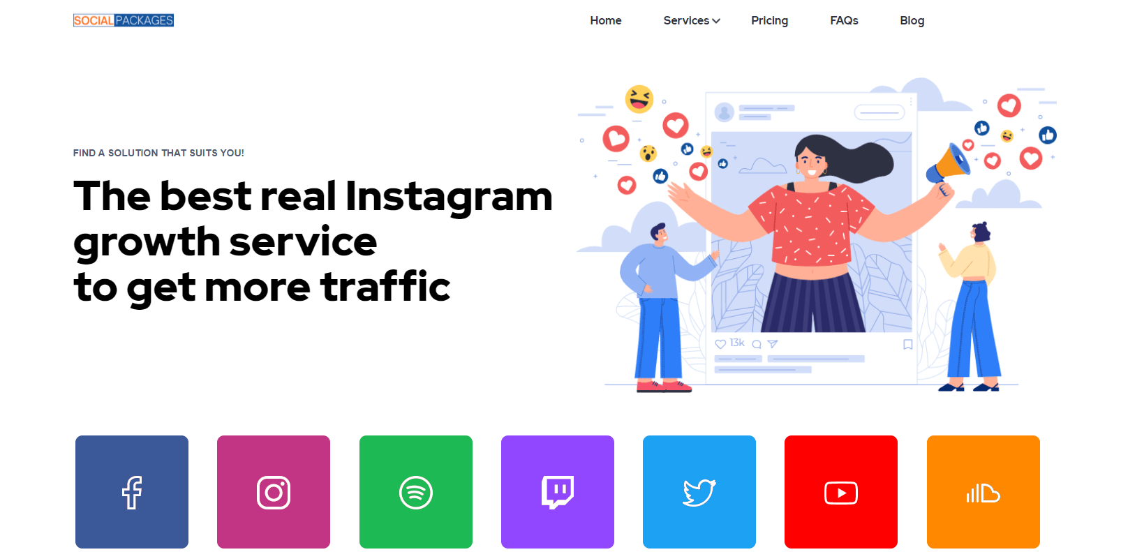 SocialPackages - buy instagram impressions