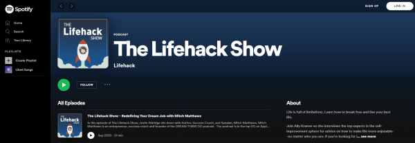 The Lifehack Show - best Motivational Podcasts