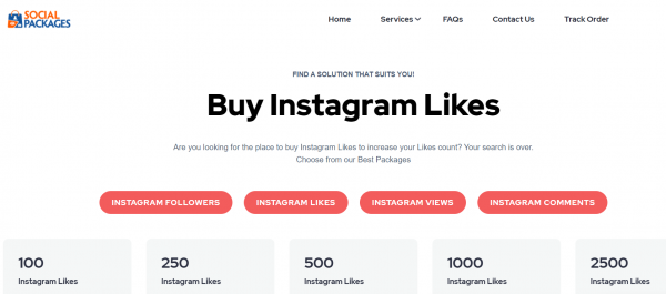 SocialPackages - Buy Instagram Likes UK
