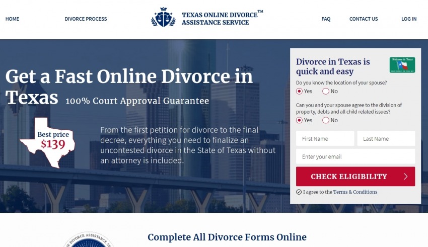 TexasOnlineDivorce.com Review