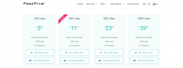 Feed Pixel: Site to Buy TikTok Likes & Views