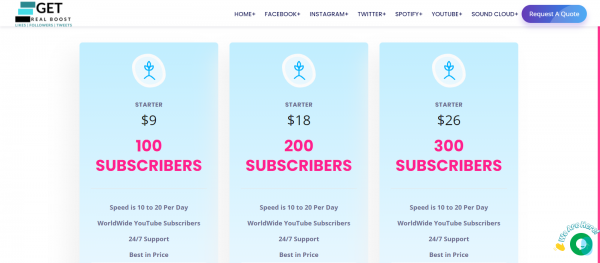 GetRealBoost: Site to Buy YouTube Subscribers