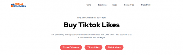 SocialPackages: Site to Buy TikTok Likes & Views