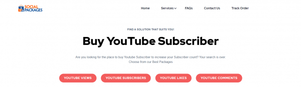 SocialPackages: YouTube Promotion Service 