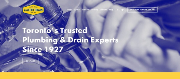 Alert drain: Plumbing Service In Toronto