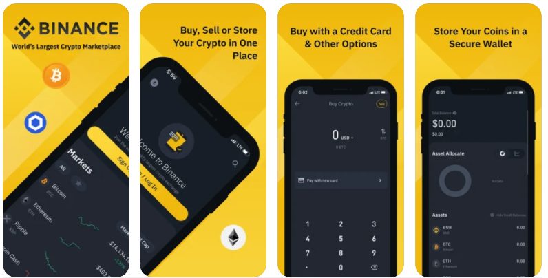 Binance - best crypto wallet