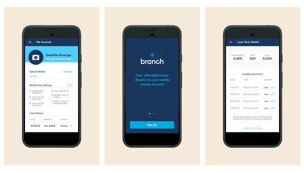 Branch: App like FloatMe