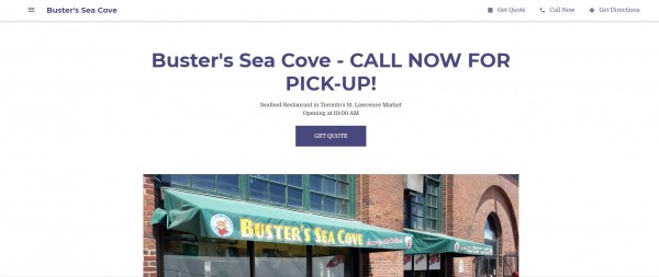 Buster’s Sea Cove