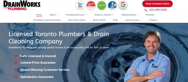 Drainworks plumbing company