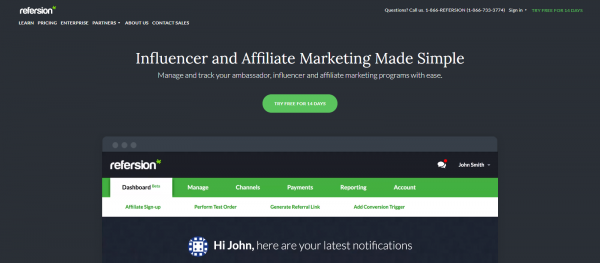 Refersion: iDevAffiliate Alternative