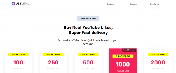 UseViral: Buy YouTube Likes