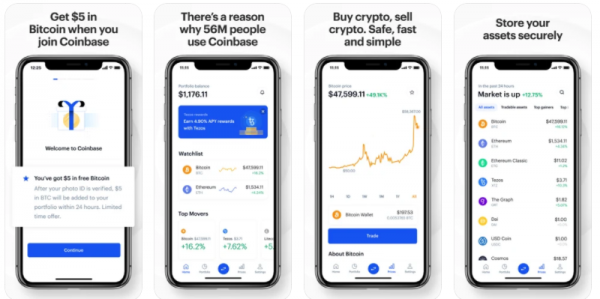 coinbase - alternatives of binance