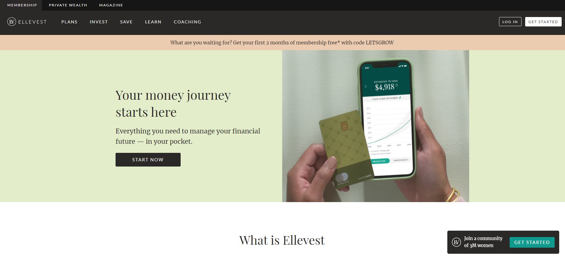 ellevest - robinhood alternatives