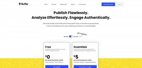 Buffer Pricing-Hootsuite vs Buffer