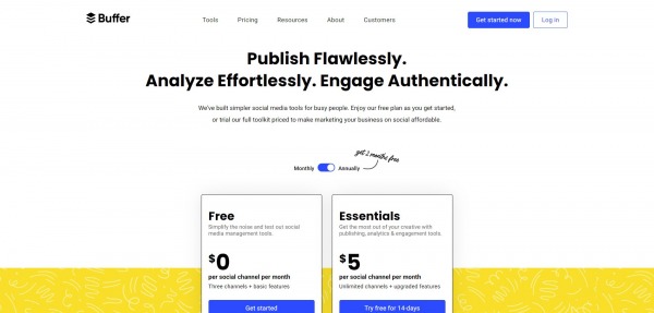 Buffer Pricing-Hootsuite vs Buffer