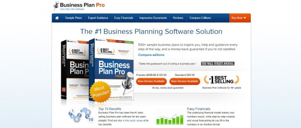 Business Plan Pro: Business Planning Tool