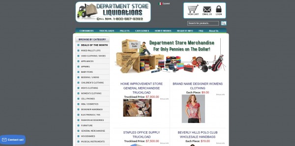 Department Store Liquidations 