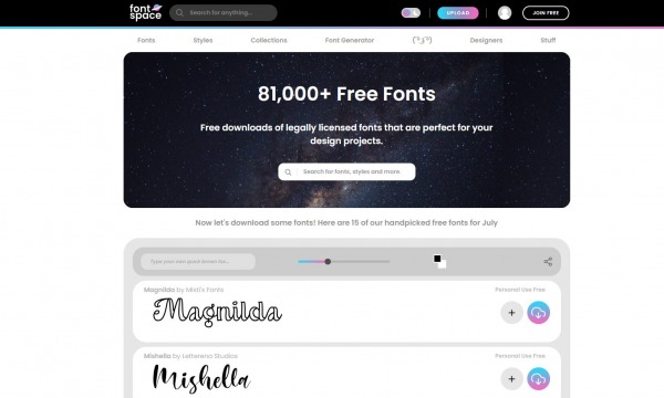 Font Space