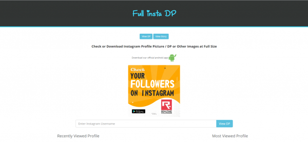 Fullinstadp-Instagram profile viewer