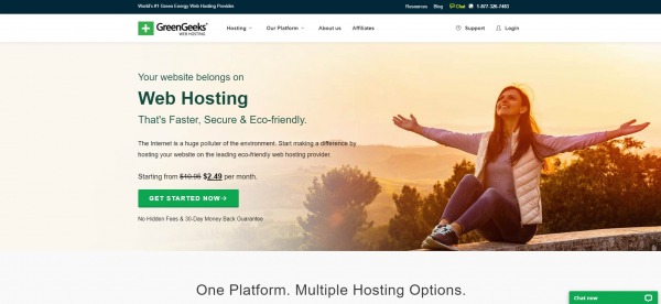 GreenGeeks - Shared Web Hosting