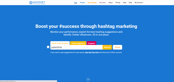 Hashtagify - Hashtags For Twitter