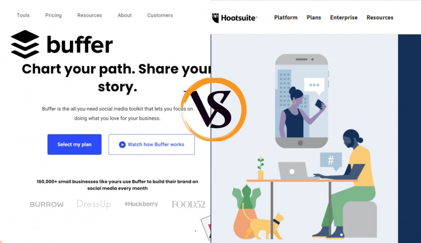 Hootsuite and Buffer
