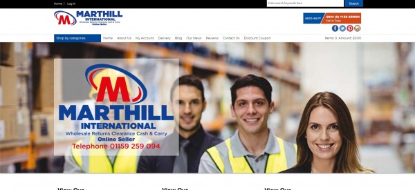 Marthill International-liquidation stores