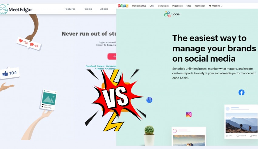 MeetEdgar Vs Zoho Social