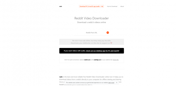 RedV-Reddit Video Downloader