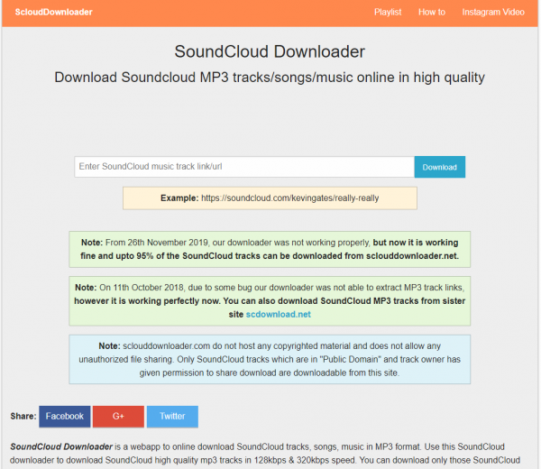 SoundCloud Mp3 Downloader