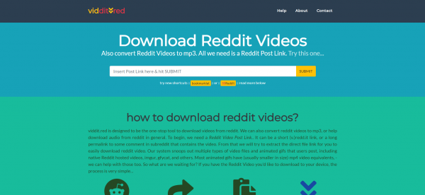 Viddit red -Reddit Video Downloader