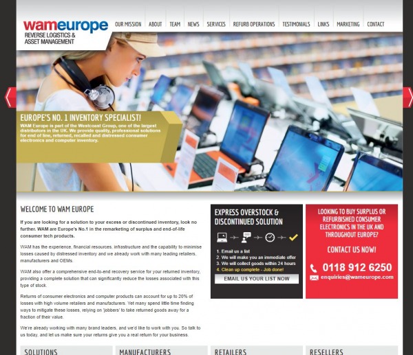 Wam Europe UK-liquidation stores