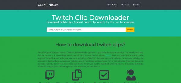 clip.ninja - Twitch Video Downloader