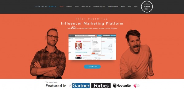 fourstarzz - Influencer Marketing Tools