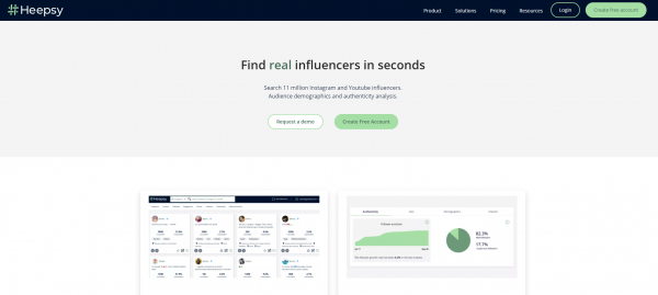 heepsy - Fake Influencer Check Tools