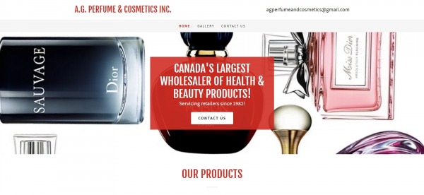 AG Perfume and Cosmetics  - Liquidation Stores in Brampton